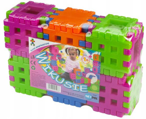 Klocki konstrukcyjne WAFLE WIKUSIE 36 EL.