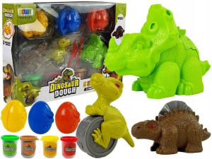 Zestaw Masa Plastyczna Dinozaury Foremki Jajka
