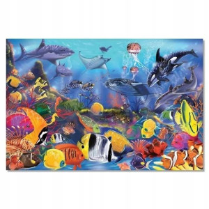 Duże Puzzle Podłogowe Podwodny Świat Melissa