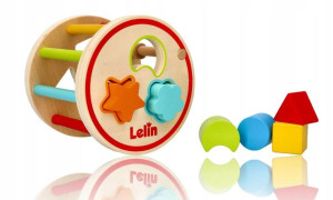 Lelin Dewniany Sorter Z Klockami