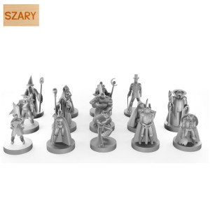 Zestaw 14 Uniwersalnych Figurek Na Sesję Dnd 20 Mm - Szare RPG