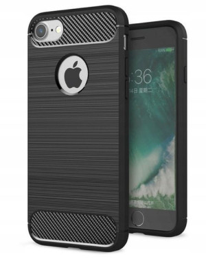 Etui Karbon Carbon Do Iphone 7 Case + Szkło