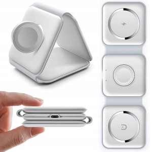 Ładowarka Indukcyjna Składana Magsafe Do Apple 3w1