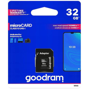 Goodram Karta Pamięci Micro Sd 32gb Class 10 Uhs