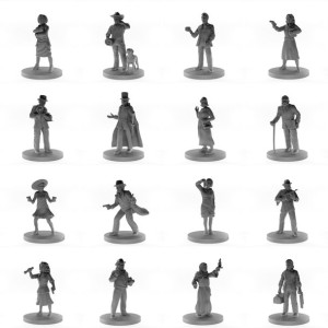 Zestaw 16 Figurek Do Gier Arkham Horror Posiadłość Szaleństwa 25 Mm Podkład