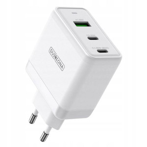 SZYBKA Ładowarka Sieciowa 65W 2xUSB USB-C PD QC