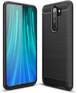 Pancerne Etui Karbon Case do XIAOMI REDMI 9 +SZKŁO