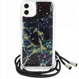 Etui Case Glamour Sznurek do IPHONE 12 MINI +SZKŁO