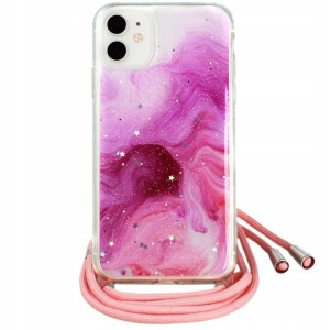 Etui Case Glamour Sznurek do IPHONE 11 PRO +SZKŁO
