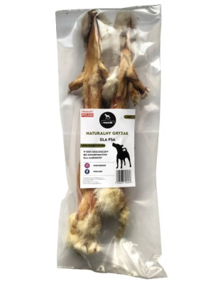Gryzak Dla Psa Naturalny - Skóra Królika Z Futerkiem Wewn. Pinscher 2szt.