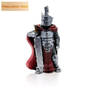 Figurka Rpg - Seria Humanoidy - Paladyn C- Pomalowana 25 Mm