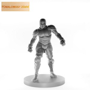 Figurka Rpg - Seria Potwory - Ożywiona Zbroja - Pomalowana - 25 Mm