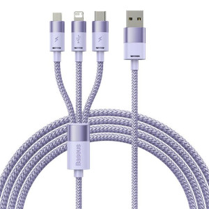 Kabel Baseus StarSpeed 3w1 USB-A/USB-C - micro USB - Lightning, 3,5A, 1.2m