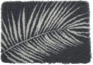 ZOLUX Posłanie izolujące dry bed z wzorem roślinnym 75x95 cm kol. grafitowy