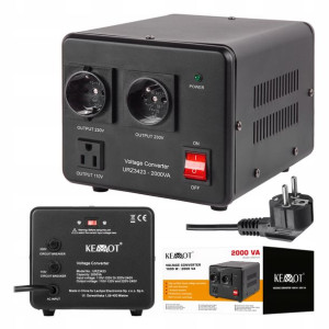 Przetwornica 115V na 230V na 115V konwerter 1600W
