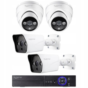 Zestaw Kamer Monitoring 4x Kamera Rejestrator DVR