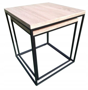 Stoliki Kawowe Loft Industrialny Stolik Zestaw 2sz