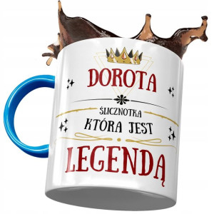 Kubek Błękitny Dla Doroty Żony Koleżanki Prezent