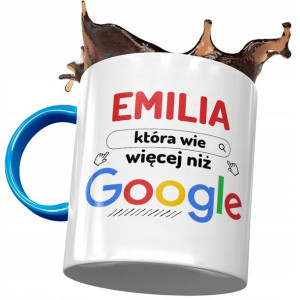 Kubek Błękitny Dla Emilii Koleżanki Żony Prezent