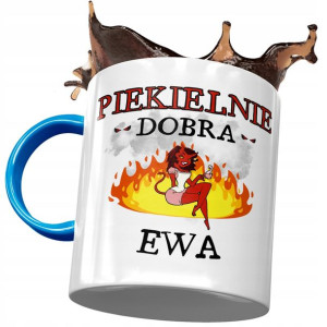 Kubek Błękitny Dla Ewy Przyjaciółki Żony Prezent