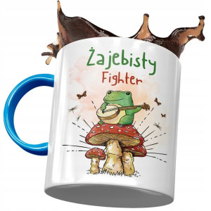 Kubek Błękitny Dla Fightera Zajebisty Fighter