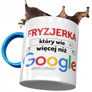 Kubek Błękitny Dla Fryzjera Wie Więcej Niż Google