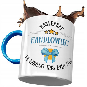 Kubek Błękitny Dla Handlowca Najlepszy Handlowiec