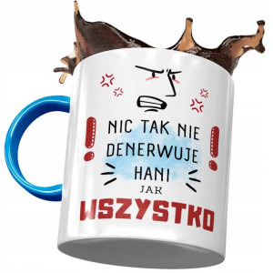 Kubek Błękitny dla Hani Hanny Koleżanki Żony