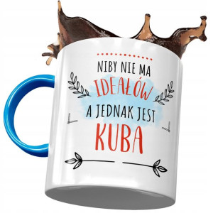 Kubek Błękitny Dla Jakuba Kuby Kolegi Męża Prezent