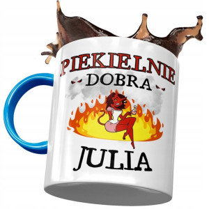 Kubek Błękitny dla Julii Julki Koleżanki Żony