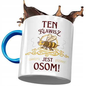 Kubek Błękitny Dla Klawisza Ten Klawisz Jest Osom