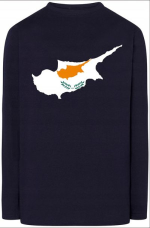 Cypr Flaga Męska Bluza Longsleeve Nadruk R.XXL