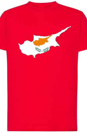 Cypr Flaga Męski T-shirt Modny Nadruk Rozm.3XL