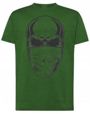 Czaszka w masce T-shirt Modny Rozm.3XL