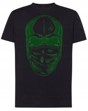 Czaszka w masce T-shirt Modny Rozm.M