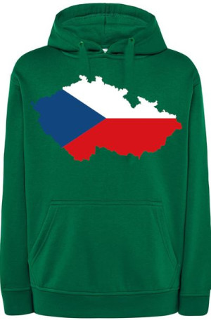 Czechy Bluza Męska Modna Kaptur Nadruk r.M