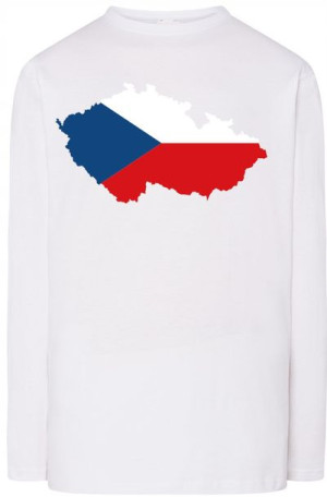 Czechy Męska Bluza Longsleeve Flaga Rozm.L