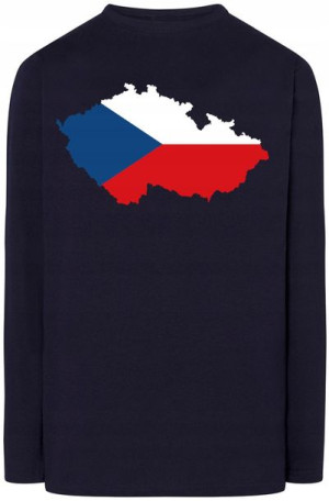 Czechy Męska Bluza Longsleeve Flaga Rozm.XL