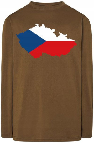 Czechy Męska Bluza Longsleeve Flaga Rozm.XS