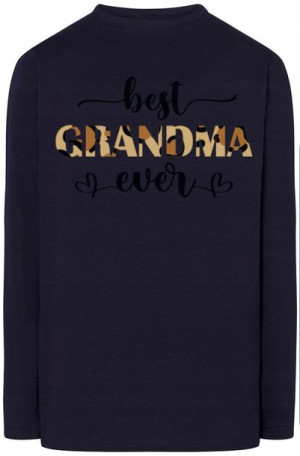 Dzień Babci Bluza Longsleeve Kocham Babcie r.XS