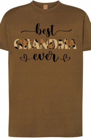 Dzień Babci T-Shirt Nadruk Babcia Prezent r.L