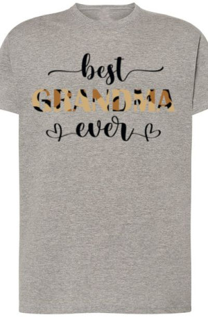 Dzień Babci T-Shirt Nadruk Babcia Prezent r.S