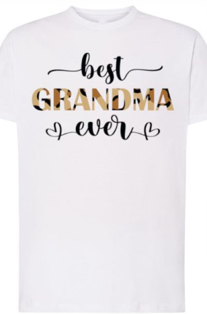 Dzień Babci T-Shirt Nadruk Babcia Prezent r.XL