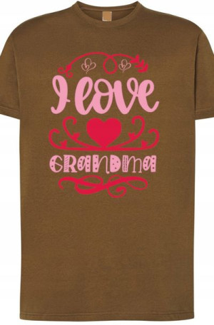Dzień Babci T-Shirt Nadruk Modny Prezent r.L