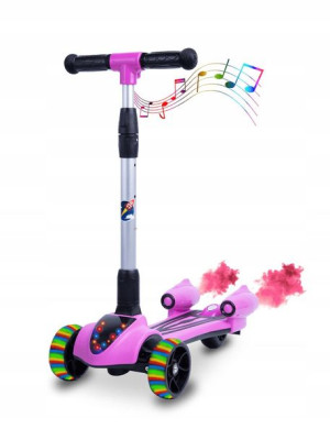Hulajnoga dla dzieci Könen SprayScooter różowa