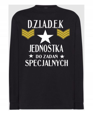Dzień Dziadka Longsleeve nadruk Prezent r.5XL