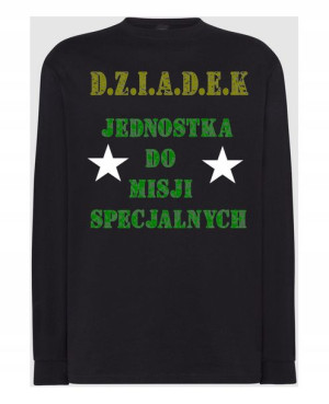 Dzień Dziadka Modny Longsleeve Prezent r.4XL
