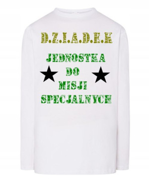 Dzień Dziadka Modny Longsleeve Prezent r.XS