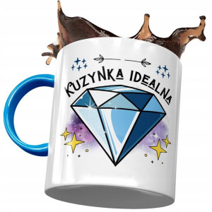 Kubek Błękitny Dla Kuzynki na Urodziny na Prezent
