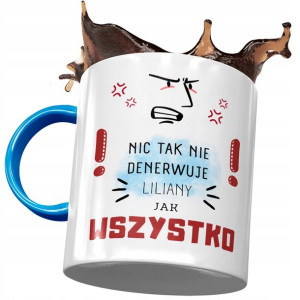 Kubek Błękitny Dla Liliany Koleżanki Żony Prezent